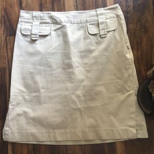 Stretchy Tan Skirt-8